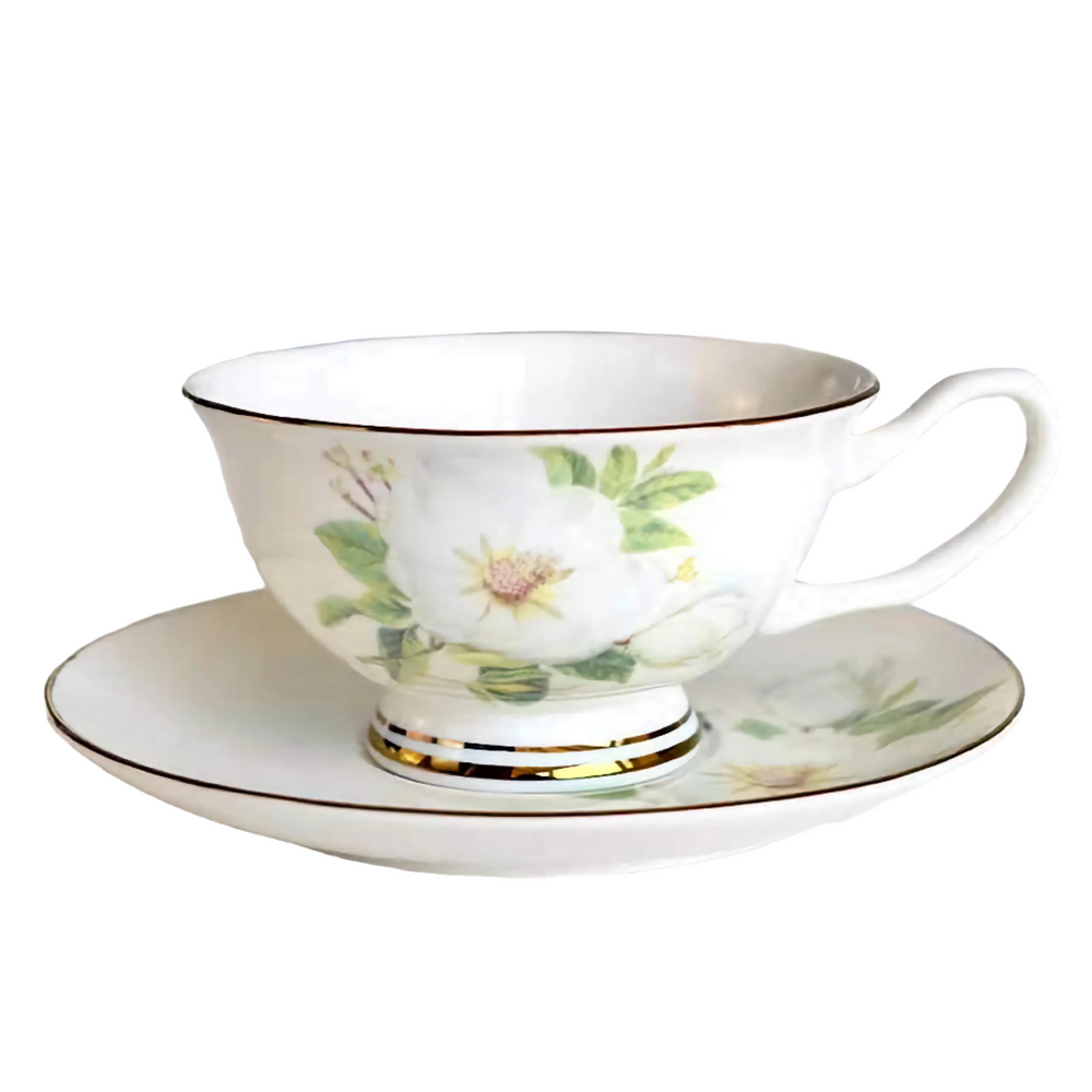 Isabella’s Vintage Floral Bone China Tea Set - KitchBoom