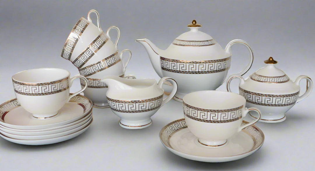 The Glamour Bone China Tea Set - KitchBoom