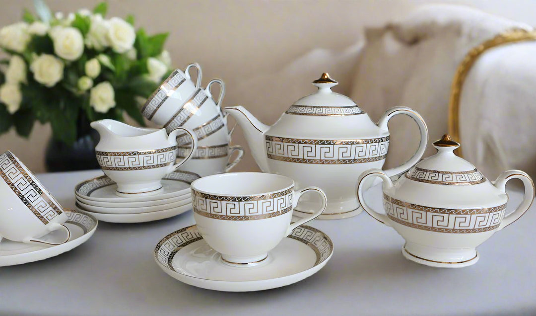 Coffee New Bone China Tea Sets Luxury Bone China Tea Set Hand