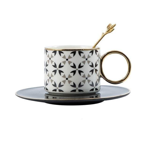 La Royal Turkish Coffee Cup, Saucer and Spoon - KitchBoom