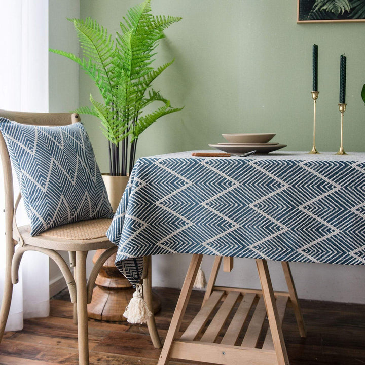 Luxe Wave Tablecloth - KitchBoom