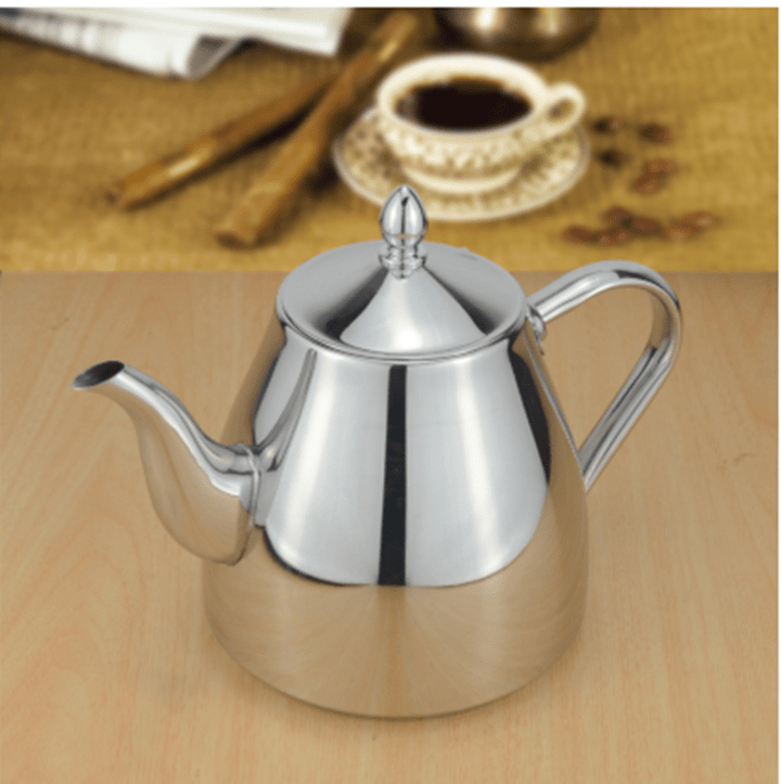 Straina Stainless Steel Teapot & Strainer Set - 1200ml | KitchBoom.