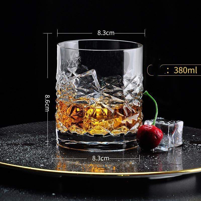 Supreme Whisky Crystal Tumbler Glass | KitchBoom.