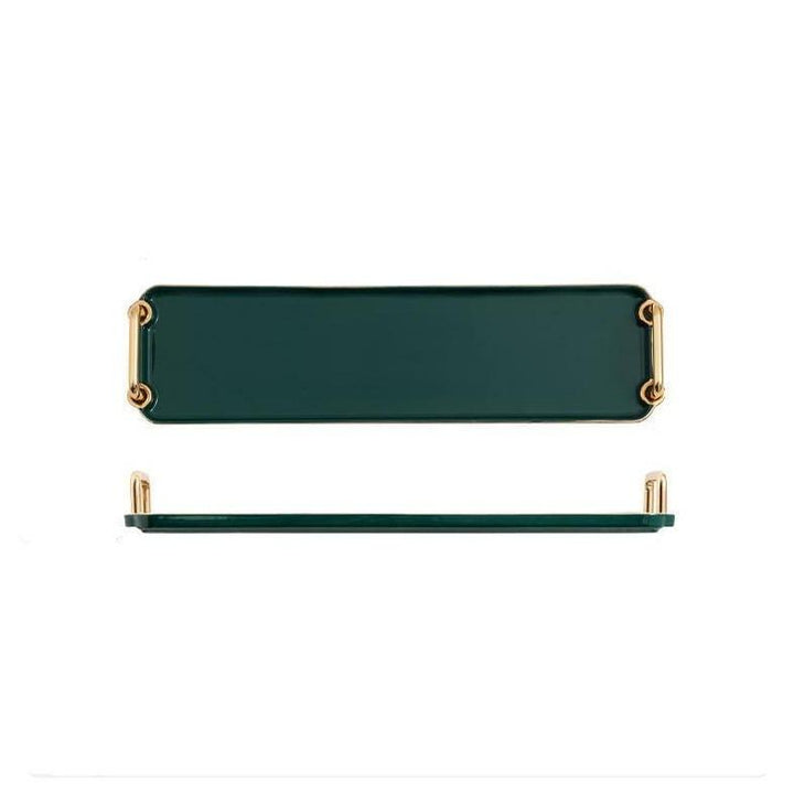 The Royal Glamour Porcelain Tray - Narrow | KitchBoom.